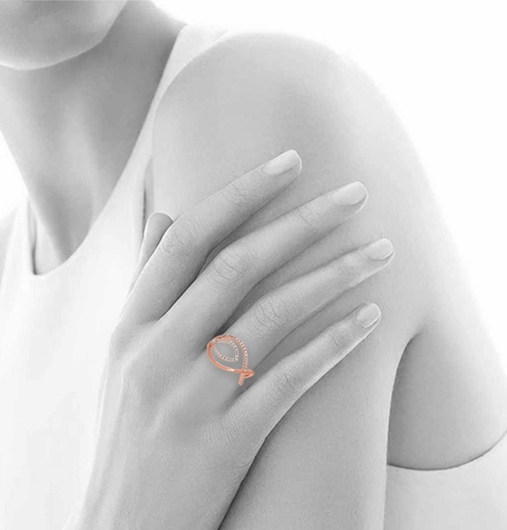 The Pattern Rose Ring